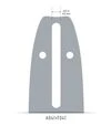 Шина OREGON 16"/40 см, 3/8'', 1,1 мм (164MLEA041) - 3