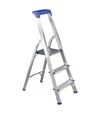 Стрем&#039;янка алюмінієва Flora, 3 сходинки, 1,17м (5036614) - 7