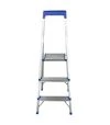 Стрем&#039;янка алюмінієва Flora, 3 сходинки, 1,17м (5036614) - 8