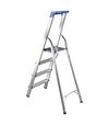Стрем&#039;янка алюмінієва Flora, 4 сходинки, 1,38м (5036624) - 3