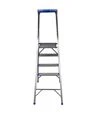 Стрем&#039;янка алюмінієва Flora, 4 сходинки, 1,38м (5036624) - 4
