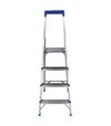 Стрем&#039;янка алюмінієва Flora, 4 сходинки, 1,38м (5036624) - 8