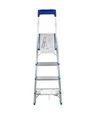 Стрем&#039;янка алюмінієва Flora, 4 сходинки, 1,38м (5036624) - 9