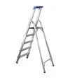 Стремянка алюминиевая Flora, 5 ступенек, 1,59м (5036634) - 3