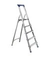 Стремянка алюминиевая Flora, 5 ступенек, 1,59м (5036634) - 7
