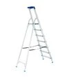 Стремянка алюминиевая Flora, 7 ступенек, 2,01м (5036654) - 5