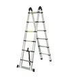 Лестница телескопическая Flora универсальная, 12 ступеней, 3,8м (5033414) - 4