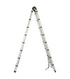 Лестница телескопическая Flora универсальная, 16 ступеней, 5,0м (5033434) - 9