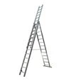 Лестница раскладная ELKOP трехсекционная 3,5-8,2 м с металлической растяжкой (VHR Р 3*13) - 1