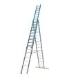 Драбина розкладна ELKOP трисекційна 4,6-11,4 м з металевою розтяжкою (VHR Р 3*17) - 1
