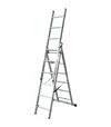 Лестница раскладная ELKOP трехсекционная 1,64-3,21 м (VHR TS 3*6) - 1