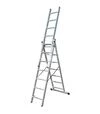 Лестница раскладная ELKOP трехсекционная 1,9-3,99 м (VHR T 3*7) - 1