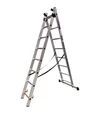 Драбина розкладна GTM KME308 трисекційна 2,18-4,88 м - 2