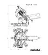 Пила торцовочная Metabo KS 216 M, 1350 Вт, &Oslash;216 мм (610216000) - 6