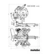 Пила торцовочная Metabo KGSV 254 MC, с функцией протяжки и двухсторонним наклоном (615254000) - 5