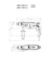 Дрель ударная Metabo SBEV 1300-2 S Futuro Plus, 1300 Вт, кейс (600786500) - 3
