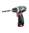 Дриль-шуруповерт акумуляторний Metabo PowerMaxx BS Basic, 12 В, кейс (600080500) - 1