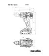 Дриль-шуруповерт ударний акумуляторний Metabo SB 18 L Quick, кейс (614054500) - 2
