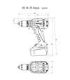 Дриль-шуруповерт акумуляторний Metabo BS 18 LTX Impuls, без АКБ та ЗП (602191840) - 2