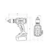 Дриль-шуруповерт акумуляторний Metabo BS 18 LTX BL I, 2x4 А*Год, кейс (602358500) - 2