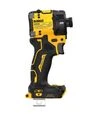 Шуруповерт ударный гидравлический аккумуляторный DeWALT DCF870N, 18 В, в кейсе, без АКБ и ЗП - 4