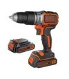 Дриль-шурупокрут ударний акумуляторний BLACK+DECKER BL188KB, 18 В, 1,5 Агод, в кейсі - 2