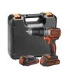 Дриль-шурупокрут ударний акумуляторний BLACK+DECKER BL188KB, 18 В, 1,5 Агод, в кейсі - 3