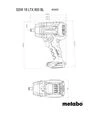Гайковерт ударний акумуляторний Metabo SSW 18 LTX 800 BL, 2x5,5 А*Год, кейс (602403660) - 2