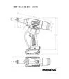 Заклепочный пистолет аккумуляторный Metabo NMP 18 LTX BL M10, 18 В, без АКБ и ЗУ (601788850) - 2