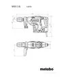 Відбійний молоток Metabo MHEV 5 BL, 1150 Вт, SDS-Max, кейс (600769500) - 3