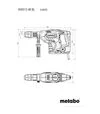 Перфоратор комбінований Metabo KHEV 5-40 BL, SDS-Max, 1050 Вт, кейс (600765500) - 3