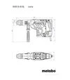 Перфоратор комбинированный Metabo KHEV 8-45 BL, SDS-Max, 1500 Вт, кейс (600766500) - 3