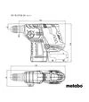Перфоратор аккумуляторный Metabo KH 18 LTX BL 24, 2x5,5 А*Год, кейс (601713660) - 2