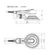 Шлифмашина эксцентриковая Metabo SXE 150-2,5 BL, 350 Вт, 150 мм (615025000) - 3