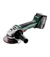 Кутова шліфмашина акумуляторна Metabo W 18 L BL 9-125, 2x4,0 А*Год, metaBOX (602374510) - 1