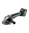 Кутова шліфмашина акумуляторна Metabo W 18 LT BL 11-125, 2x4 А*Год, metaBOX (613052510) - 1