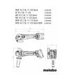 Кутова шліфмашина акумуляторна Metabo WB 18 LT BL 11-125 Quick, 2x8 А*Год, metaBOX (613054810) - 4