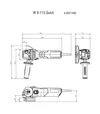 Кутова шліфмашина Metabo W 9-115 Quick, 900 Вт (600371000) - 2