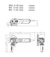 Угловая шлифмашина Metabo WEA 17-150 Quick, 1700 Вт (600535000) - 5