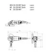 Кутова шліфмашина Metabo W 26-230 MVT, 2600 Вт, без фіксації вимикача (606474260) - 2