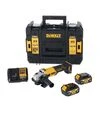 Угловая шлифмашина аккумуляторная DeWALT DCG407M2T, 18В XR Li-lon 4 А*ч, в кейсе - 6