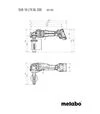 Шлифмашина щеточная аккумуляторная Metabo SVB 18 LTX BL 200, без АКБ и ЗУ (601766840) - 2