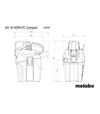 Пылесос строительный аккумуляторный Metabo AS 18 HEPA PC Compact 18 В, без АКБ и ЗУ (602029850) - 2