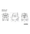 Пилосос будівельний Metabo ASR 25 L SC, 1400 Вт (602024000) - 5