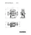 Фрезер аккумуляторный Metabo OFV 18 LTX BL 12, 6/8/12 мм, metaBOX 340, без АКБ и ЗУ (601743840) - 2