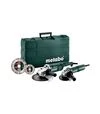 Набор угловых шлифмашин Metabo WE 2200-230 + W 750-125 + 2 алмазных диска, кейс (685172510) - 1