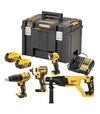Набор аккумуляторного инструмента DeWALT DCK440P2T, DCD778+DCF787+DCH133+DCL040, кейс (DCK440P2T) - 1
