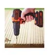 Набор аккумуляторных инструментов BLACK+DECKER BCK23S1S, BDCHD18 + BDCDS18, сумка (BCK23S1S) - 5