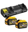 Зарядний пристрій DeWALT DCB132X2, 10.8/14.4/18/54 В, 4 А + 2 акумулятори - 1