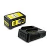 Комплект акумулятора і зарядного пристрою Karcher Battery Power 18/50, 18 В, 5.0 А*год (2.445-063.0) - 1